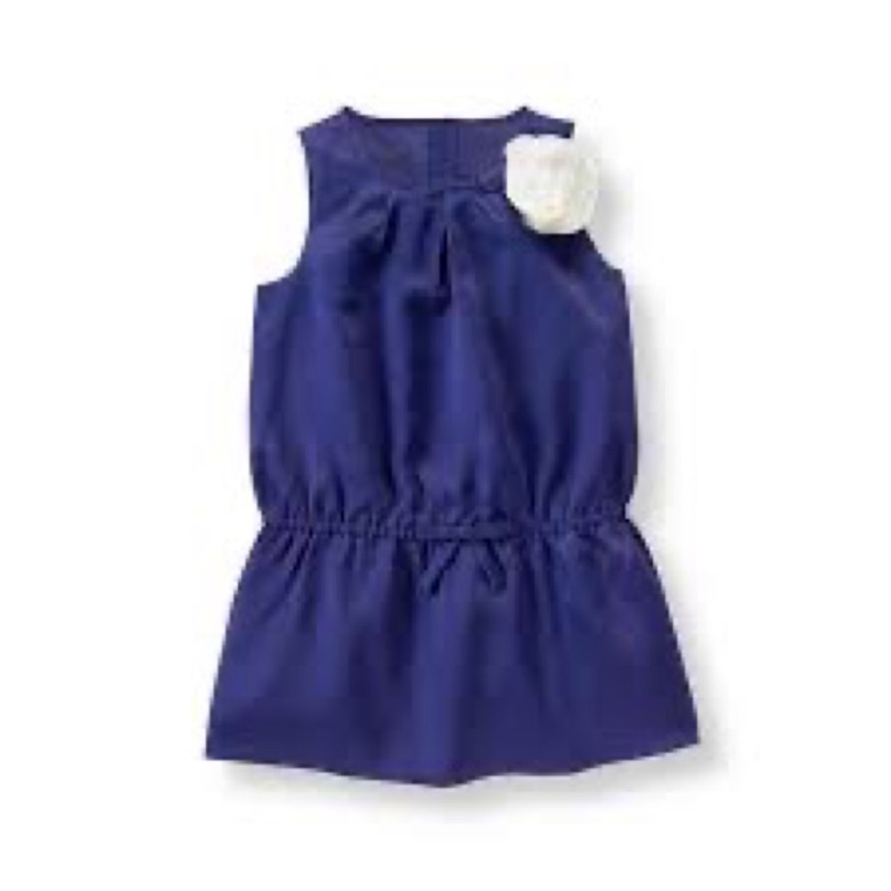 Janie and jack posh posy navy blossom dress
